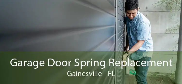 Garage Door Spring Replacement Gainesville - FL